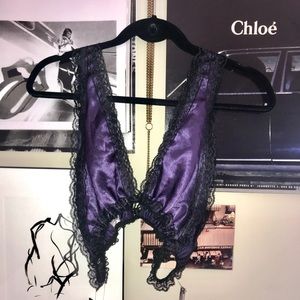 Christian Dior Lace Silk Top/ Bralette